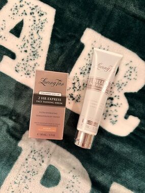 Loving Tan 2 HR Express Face Tanning Serum - Medium, Rose Gold Packaging